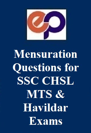 Mensuration Questions For SSC CHSL MTS And Havildar Exams