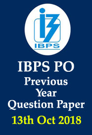 ibps-po-previous-year-question-paper-pdf-held-on-13th-oct-2018