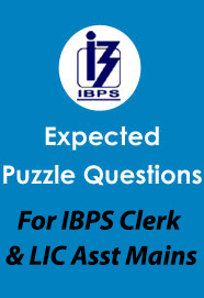 expected-puzzle-questions-for-ibps-clerk-mains
