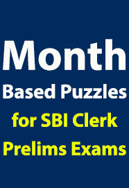 month-based-puzzles-for-sbi-clerk-prelims-exam