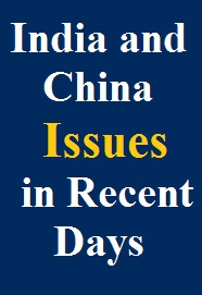 issues-between-india-and-china-in-recent-days
