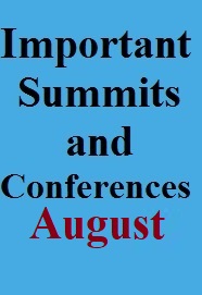 important-summits-and-conferences-august-pdf-download
