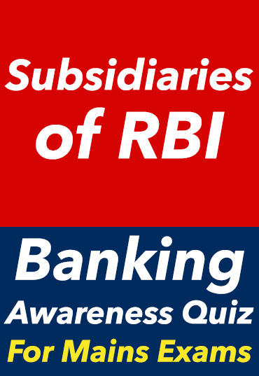 subsidiaries-of-rbi--banking-awareness-quiz