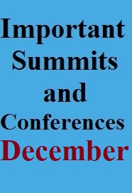 important-summits-and-conferences-december-pdf-download