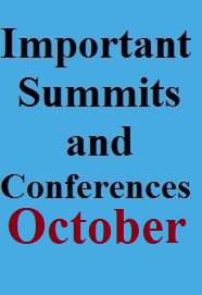 important-summits-and-conferences-october-pdf-download