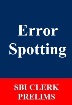 error-spotting-for-sbi-clerk-prelims-exam