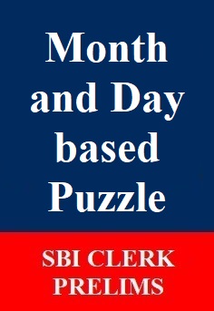 month-and-day-based-puzzle-for-sbi-clerk-prelims-exam-english-and-hindi-version