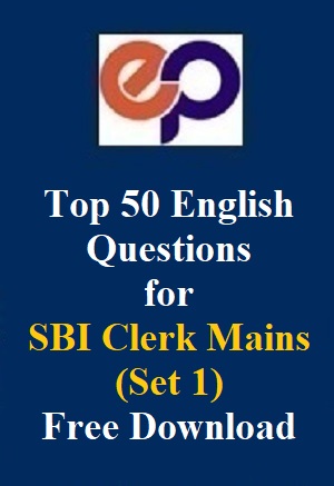 Top 50 English Practice Questions For SBI Clerk Mains 2022 23 Set 1 ...