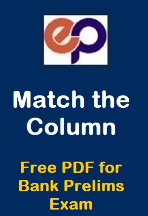 match-the-column-free-pdf-set-4-for-bank-prelims-exam