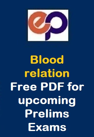 Blood Relation Free PDF For Upcoming Prelims Exams